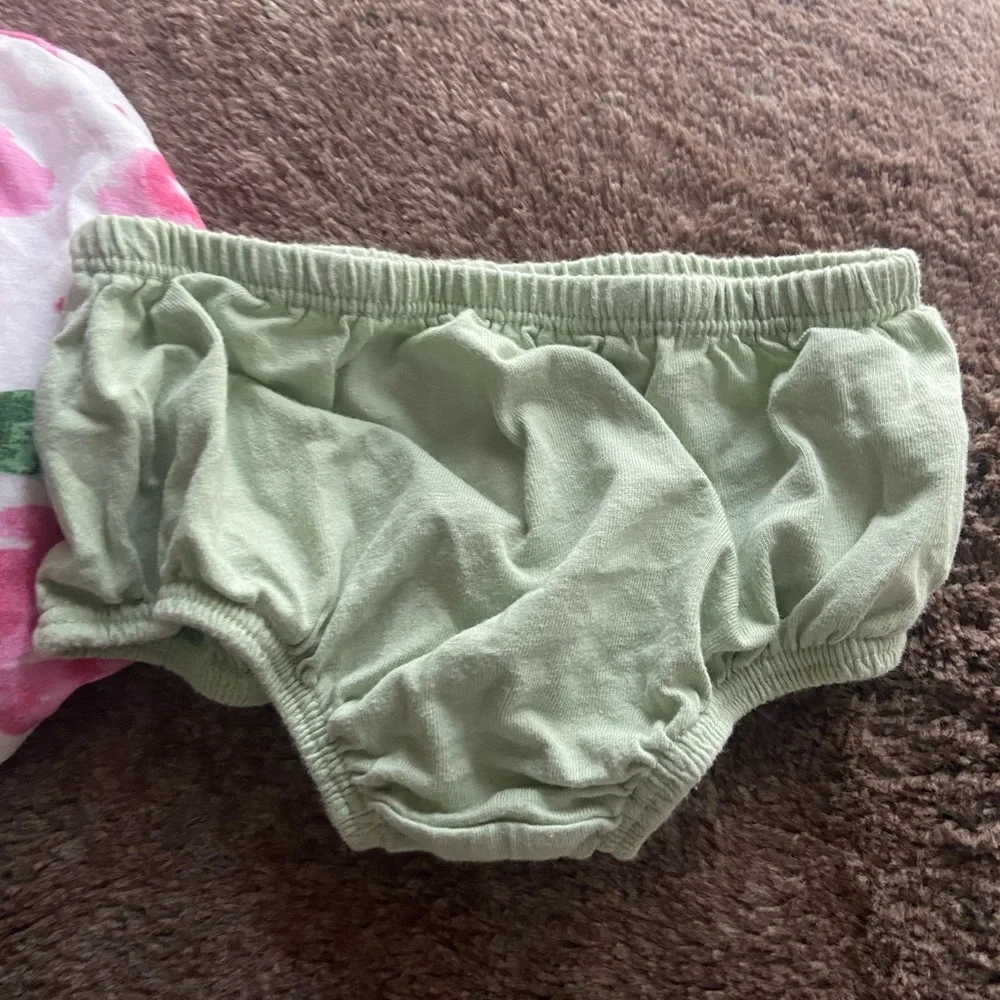 Burt's Bees Baby Pink Floral Diaper Cover